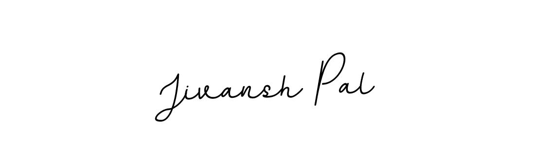 Use a signature maker to create a handwritten signature online. With this signature software, you can design (BallpointsItalic-DORy9) your own signature for name Jivansh Pal. Jivansh Pal signature style 11 images and pictures png
