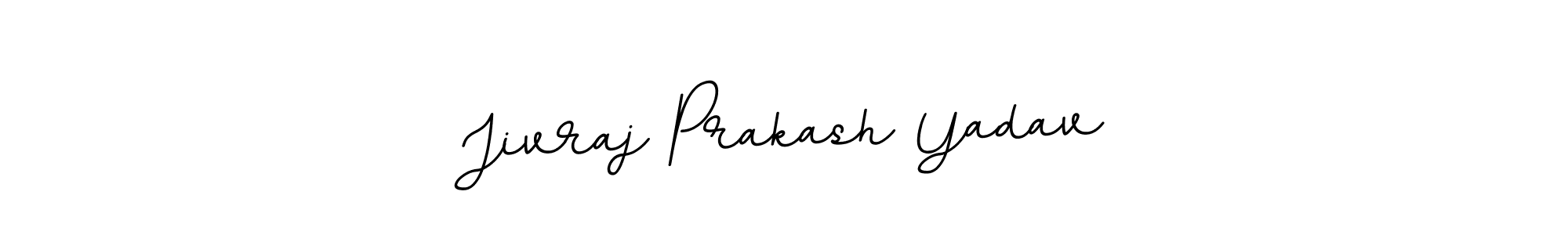 Jivraj Prakash Yadav stylish signature style. Best Handwritten Sign (BallpointsItalic-DORy9) for my name. Handwritten Signature Collection Ideas for my name Jivraj Prakash Yadav. Jivraj Prakash Yadav signature style 11 images and pictures png