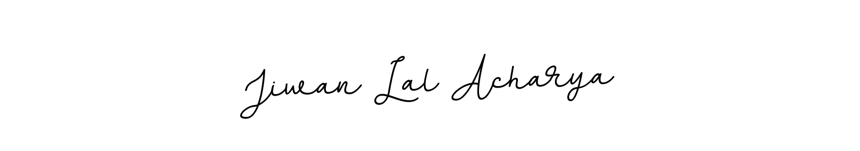 You should practise on your own different ways (BallpointsItalic-DORy9) to write your name (Jiwan Lal Acharya) in signature. don't let someone else do it for you. Jiwan Lal Acharya signature style 11 images and pictures png