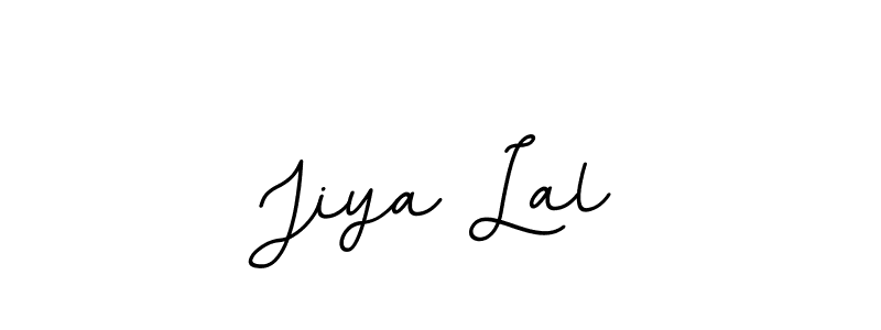 How to make Jiya Lal name signature. Use BallpointsItalic-DORy9 style for creating short signs online. This is the latest handwritten sign. Jiya Lal signature style 11 images and pictures png