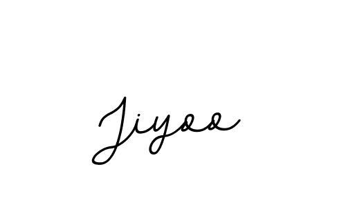 Make a beautiful signature design for name Jiyoo. With this signature (BallpointsItalic-DORy9) style, you can create a handwritten signature for free. Jiyoo signature style 11 images and pictures png