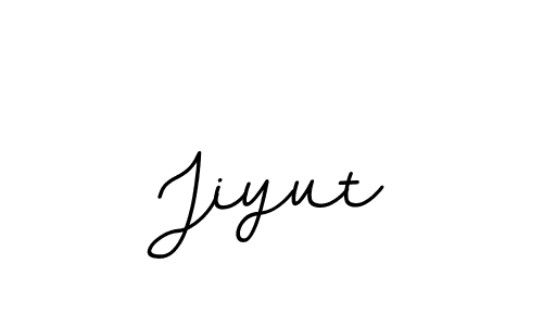 Design your own signature with our free online signature maker. With this signature software, you can create a handwritten (BallpointsItalic-DORy9) signature for name Jiyut. Jiyut signature style 11 images and pictures png