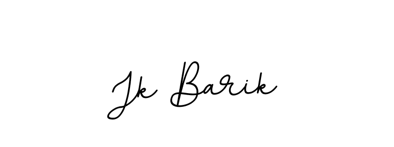 Create a beautiful signature design for name Jk Barik. With this signature (BallpointsItalic-DORy9) fonts, you can make a handwritten signature for free. Jk Barik signature style 11 images and pictures png