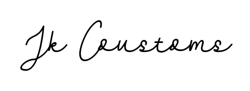 Personalize your online presence with Jk Coustoms signature rendered in elegant BallpointsItalic-DORy9 font. Great for website footers and blogs. Jk Coustoms signature style 11 images and pictures png