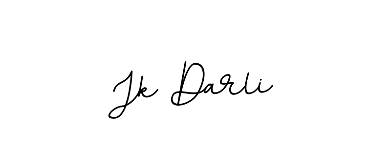 Use a signature maker to create a handwritten signature online. With this signature software, you can design (BallpointsItalic-DORy9) your own signature for name Jk Darli. Jk Darli signature style 11 images and pictures png