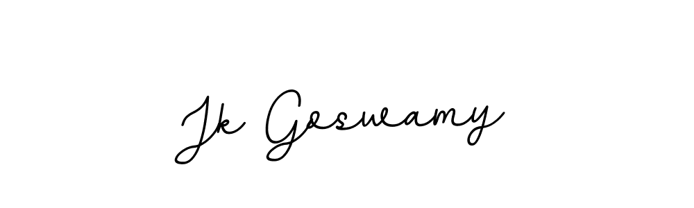 Jk Goswamy stylish signature style. Best Handwritten Sign (BallpointsItalic-DORy9) for my name. Handwritten Signature Collection Ideas for my name Jk Goswamy. Jk Goswamy signature style 11 images and pictures png