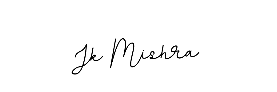 Make a beautiful signature design for name Jk Mishra. With this signature (BallpointsItalic-DORy9) style, you can create a handwritten signature for free. Jk Mishra signature style 11 images and pictures png