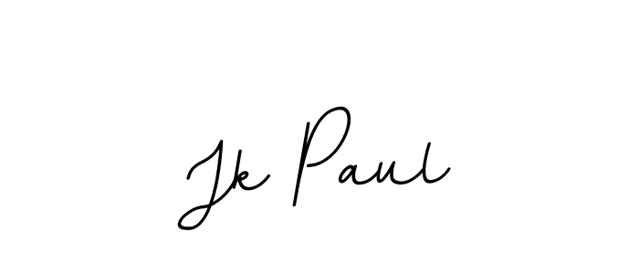This is the best signature style for the Jk Paul name. Also you like these signature font (BallpointsItalic-DORy9). Mix name signature. Jk Paul signature style 11 images and pictures png