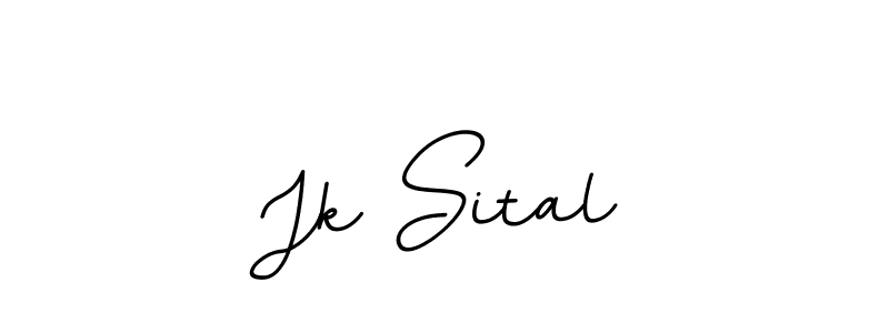 You should practise on your own different ways (BallpointsItalic-DORy9) to write your name (Jk Sital) in signature. don't let someone else do it for you. Jk Sital signature style 11 images and pictures png