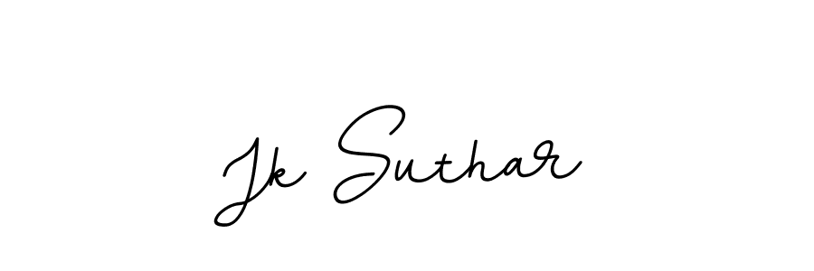 Also You can easily find your signature by using the search form. We will create Jk Suthar name handwritten signature images for you free of cost using BallpointsItalic-DORy9 sign style. Jk Suthar signature style 11 images and pictures png