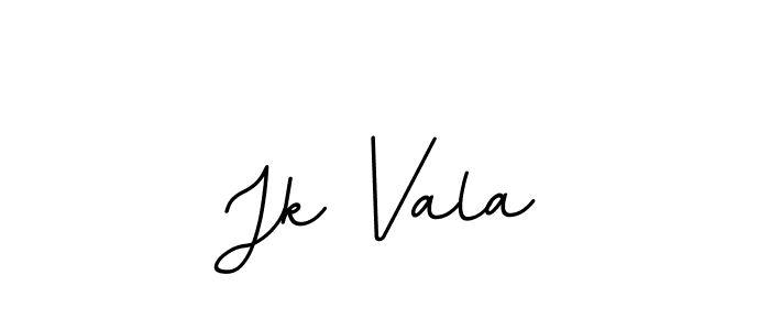 The best way (BallpointsItalic-DORy9) to make a short signature is to pick only two or three words in your name. The name Jk Vala include a total of six letters. For converting this name. Jk Vala signature style 11 images and pictures png