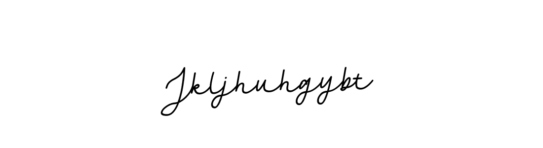 This is the best signature style for the Jkljhuhgybt name. Also you like these signature font (BallpointsItalic-DORy9). Mix name signature. Jkljhuhgybt signature style 11 images and pictures png