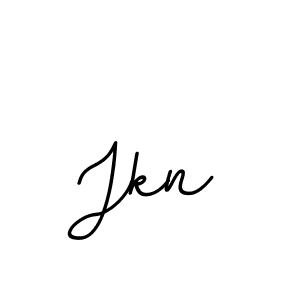 Use a signature maker to create a handwritten signature online. With this signature software, you can design (BallpointsItalic-DORy9) your own signature for name Jkn. Jkn signature style 11 images and pictures png