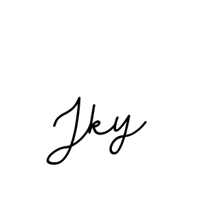 Jky stylish signature style. Best Handwritten Sign (BallpointsItalic-DORy9) for my name. Handwritten Signature Collection Ideas for my name Jky. Jky signature style 11 images and pictures png