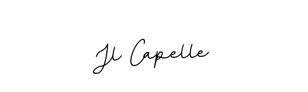 Use a signature maker to create a handwritten signature online. With this signature software, you can design (BallpointsItalic-DORy9) your own signature for name Jl Capelle. Jl Capelle signature style 11 images and pictures png