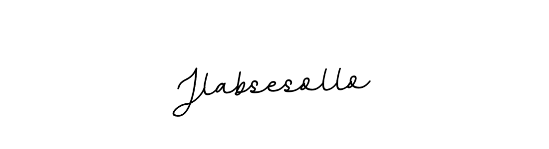 You should practise on your own different ways (BallpointsItalic-DORy9) to write your name (Jlabsesollo) in signature. don't let someone else do it for you. Jlabsesollo signature style 11 images and pictures png