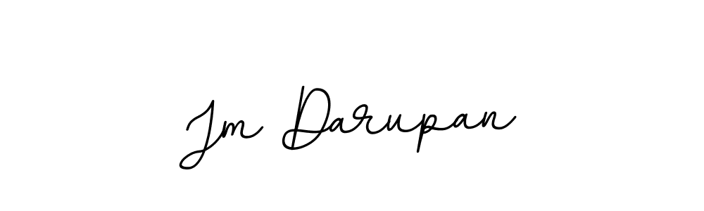 The best way (BallpointsItalic-DORy9) to make a short signature is to pick only two or three words in your name. The name Jm Darupan include a total of six letters. For converting this name. Jm Darupan signature style 11 images and pictures png
