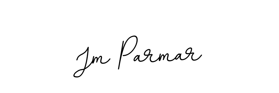 You should practise on your own different ways (BallpointsItalic-DORy9) to write your name (Jm Parmar) in signature. don't let someone else do it for you. Jm Parmar signature style 11 images and pictures png
