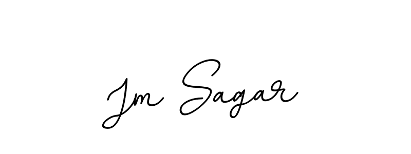 Similarly BallpointsItalic-DORy9 is the best handwritten signature design. Signature creator online .You can use it as an online autograph creator for name Jm Sagar. Jm Sagar signature style 11 images and pictures png