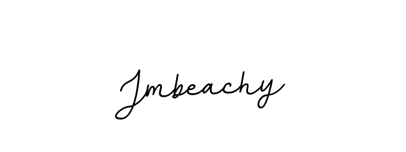 The best way (BallpointsItalic-DORy9) to make a short signature is to pick only two or three words in your name. The name Jmbeachy include a total of six letters. For converting this name. Jmbeachy signature style 11 images and pictures png