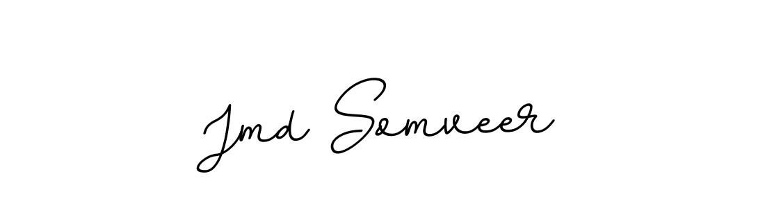 Design your own signature with our free online signature maker. With this signature software, you can create a handwritten (BallpointsItalic-DORy9) signature for name Jmd Somveer. Jmd Somveer signature style 11 images and pictures png