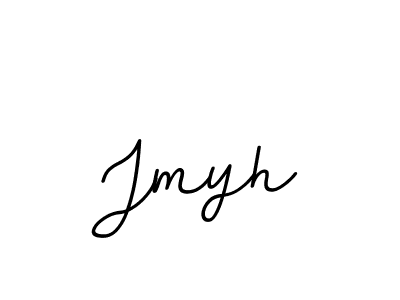 The best way (BallpointsItalic-DORy9) to make a short signature is to pick only two or three words in your name. The name Jmyh include a total of six letters. For converting this name. Jmyh signature style 11 images and pictures png