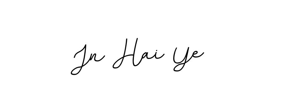 Design your own signature with our free online signature maker. With this signature software, you can create a handwritten (BallpointsItalic-DORy9) signature for name Jn Hai Ye. Jn Hai Ye signature style 11 images and pictures png