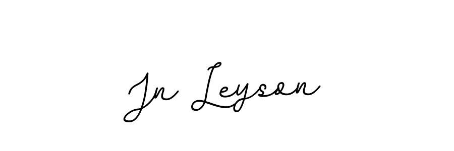 Also You can easily find your signature by using the search form. We will create Jn Leyson name handwritten signature images for you free of cost using BallpointsItalic-DORy9 sign style. Jn Leyson signature style 11 images and pictures png