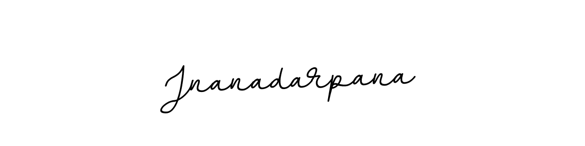 The best way (BallpointsItalic-DORy9) to make a short signature is to pick only two or three words in your name. The name Jnanadarpana include a total of six letters. For converting this name. Jnanadarpana signature style 11 images and pictures png