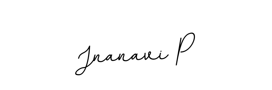 It looks lik you need a new signature style for name Jnanavi P. Design unique handwritten (BallpointsItalic-DORy9) signature with our free signature maker in just a few clicks. Jnanavi P signature style 11 images and pictures png