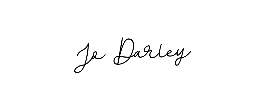 Use a signature maker to create a handwritten signature online. With this signature software, you can design (BallpointsItalic-DORy9) your own signature for name Jo Darley. Jo Darley signature style 11 images and pictures png