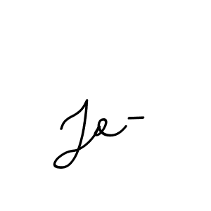 Jo- stylish signature style. Best Handwritten Sign (BallpointsItalic-DORy9) for my name. Handwritten Signature Collection Ideas for my name Jo-. Jo- signature style 11 images and pictures png