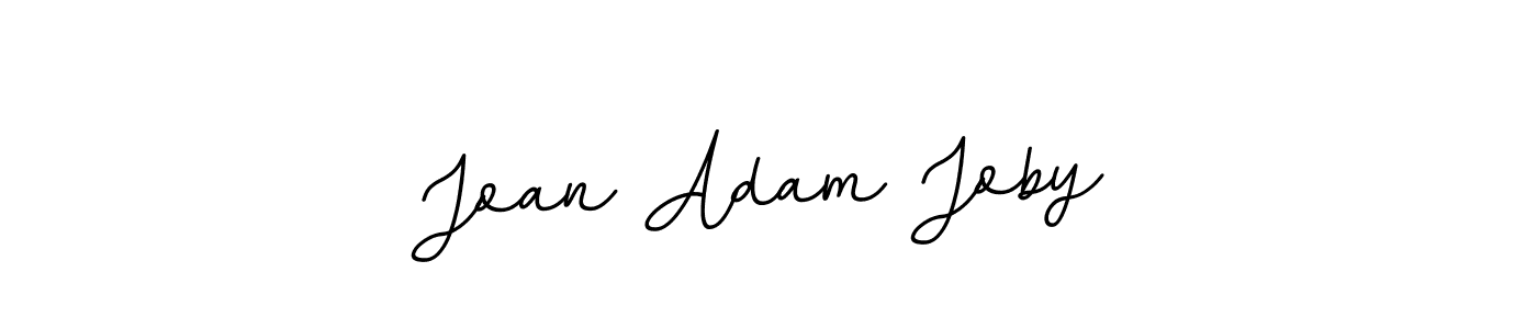 Joan Adam Joby stylish signature style. Best Handwritten Sign (BallpointsItalic-DORy9) for my name. Handwritten Signature Collection Ideas for my name Joan Adam Joby. Joan Adam Joby signature style 11 images and pictures png