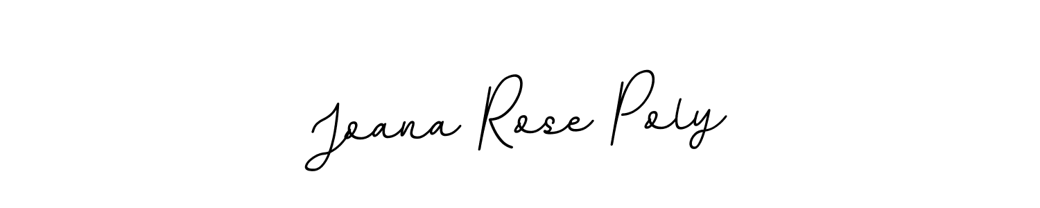 It looks lik you need a new signature style for name Joana Rose Poly. Design unique handwritten (BallpointsItalic-DORy9) signature with our free signature maker in just a few clicks. Joana Rose Poly signature style 11 images and pictures png