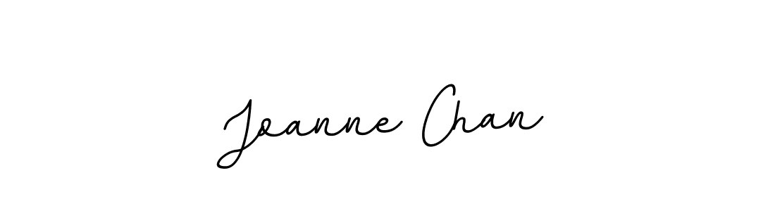 Make a beautiful signature design for name Joanne Chan. With this signature (BallpointsItalic-DORy9) style, you can create a handwritten signature for free. Joanne Chan signature style 11 images and pictures png