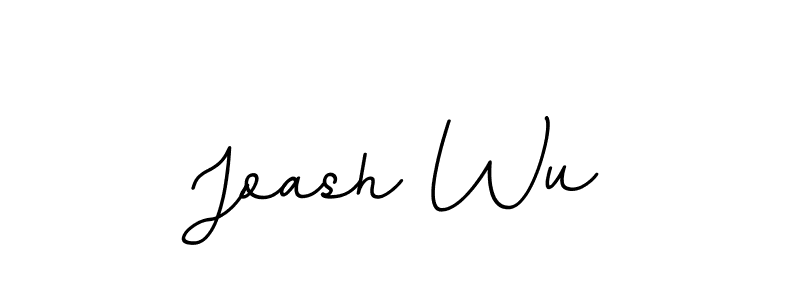 Create a beautiful signature design for name Joash Wu. With this signature (BallpointsItalic-DORy9) fonts, you can make a handwritten signature for free. Joash Wu signature style 11 images and pictures png