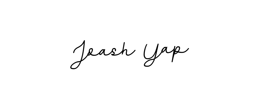 Create a beautiful signature design for name Joash Yap. With this signature (BallpointsItalic-DORy9) fonts, you can make a handwritten signature for free. Joash Yap signature style 11 images and pictures png