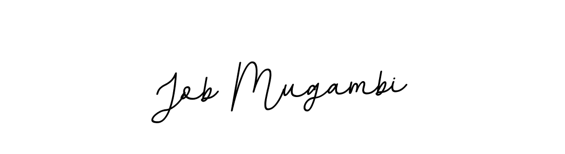 Also we have Job Mugambi name is the best signature style. Create professional handwritten signature collection using BallpointsItalic-DORy9 autograph style. Job Mugambi signature style 11 images and pictures png