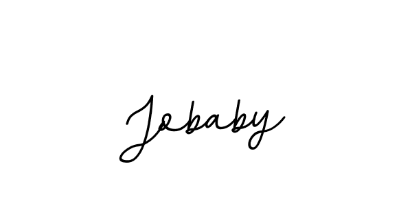 You should practise on your own different ways (BallpointsItalic-DORy9) to write your name (Jobaby) in signature. don't let someone else do it for you. Jobaby signature style 11 images and pictures png