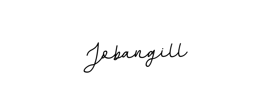 The best way (BallpointsItalic-DORy9) to make a short signature is to pick only two or three words in your name. The name Jobangill include a total of six letters. For converting this name. Jobangill signature style 11 images and pictures png