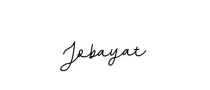 Design your own signature with our free online signature maker. With this signature software, you can create a handwritten (BallpointsItalic-DORy9) signature for name Jobayat. Jobayat signature style 11 images and pictures png