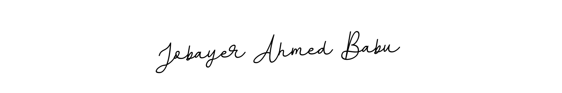 How to make Jobayer Ahmed Babu name signature. Use BallpointsItalic-DORy9 style for creating short signs online. This is the latest handwritten sign. Jobayer Ahmed Babu signature style 11 images and pictures png