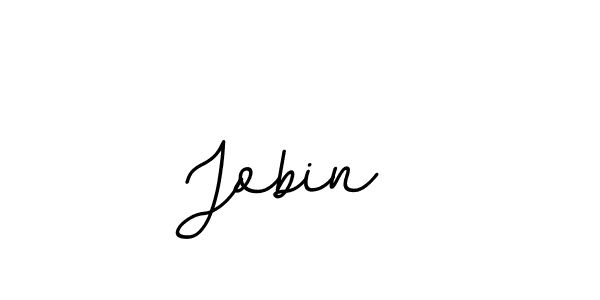 Similarly BallpointsItalic-DORy9 is the best handwritten signature design. Signature creator online .You can use it as an online autograph creator for name Jobin . Jobin  signature style 11 images and pictures png