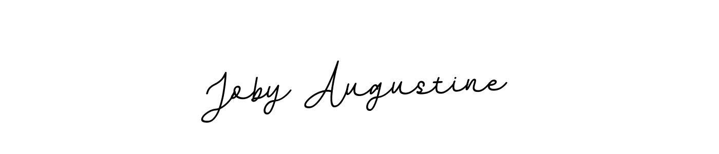 This is the best signature style for the Joby Augustine name. Also you like these signature font (BallpointsItalic-DORy9). Mix name signature. Joby Augustine signature style 11 images and pictures png