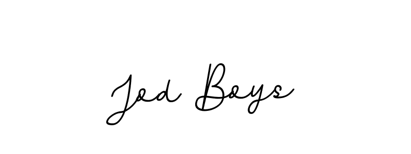 Create a beautiful signature design for name Jod Boys. With this signature (BallpointsItalic-DORy9) fonts, you can make a handwritten signature for free. Jod Boys signature style 11 images and pictures png