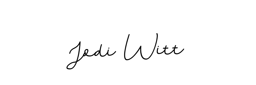 Make a beautiful signature design for name Jodi Witt. With this signature (BallpointsItalic-DORy9) style, you can create a handwritten signature for free. Jodi Witt signature style 11 images and pictures png