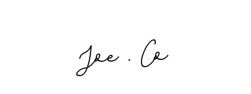 Make a beautiful signature design for name Joe . Co. With this signature (BallpointsItalic-DORy9) style, you can create a handwritten signature for free. Joe . Co signature style 11 images and pictures png