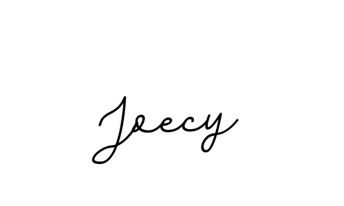 How to make Joecy name signature. Use BallpointsItalic-DORy9 style for creating short signs online. This is the latest handwritten sign. Joecy signature style 11 images and pictures png