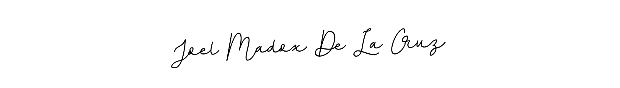 Design your own signature with our free online signature maker. With this signature software, you can create a handwritten (BallpointsItalic-DORy9) signature for name Joel Madox De La Cruz. Joel Madox De La Cruz signature style 11 images and pictures png