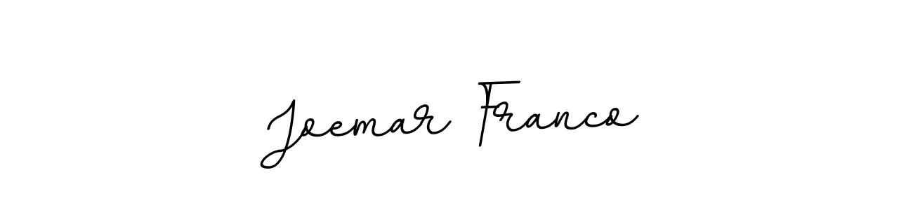 if you are searching for the best signature style for your name Joemar Franco. so please give up your signature search. here we have designed multiple signature styles  using BallpointsItalic-DORy9. Joemar Franco signature style 11 images and pictures png